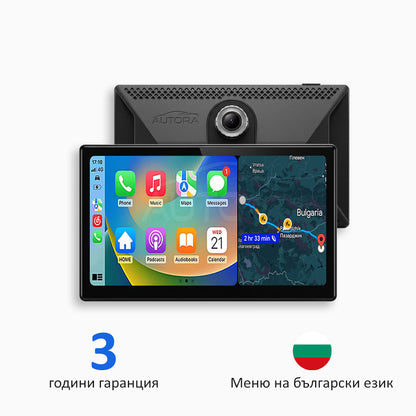 Универсална автомобилна мултимедия с Apple CarPlay, Android Auto и видеозапис (модел 2026)
